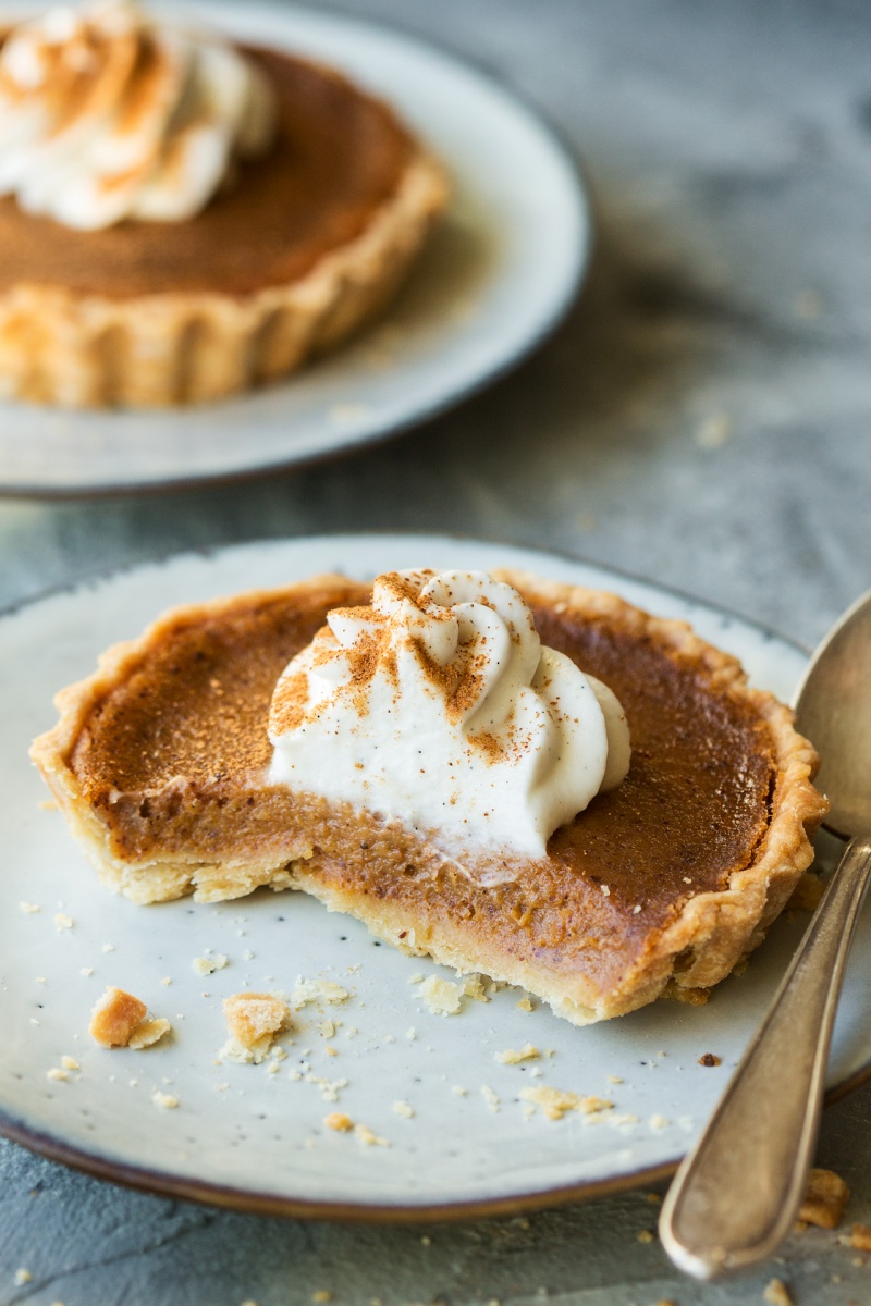 vegan pumpkin pies